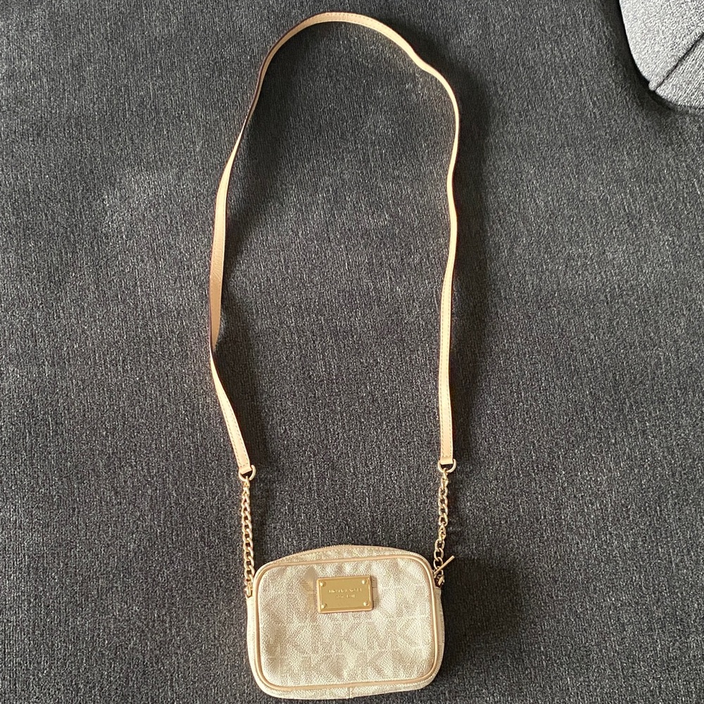 Michael Kors Beige Crossbody Bag